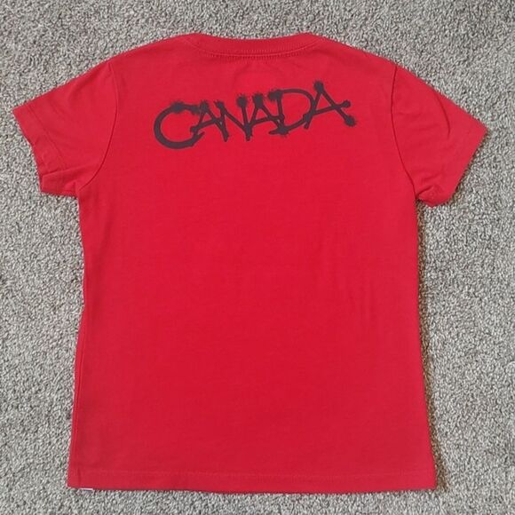 Hudson's Bay Toddler Girls Size 5/6T Short Sleeve Red‎ Canada/Olympics T-shirt - Picture 3 of 7